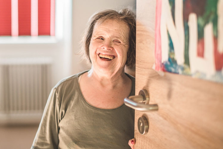 Erwachsene ältere Dame